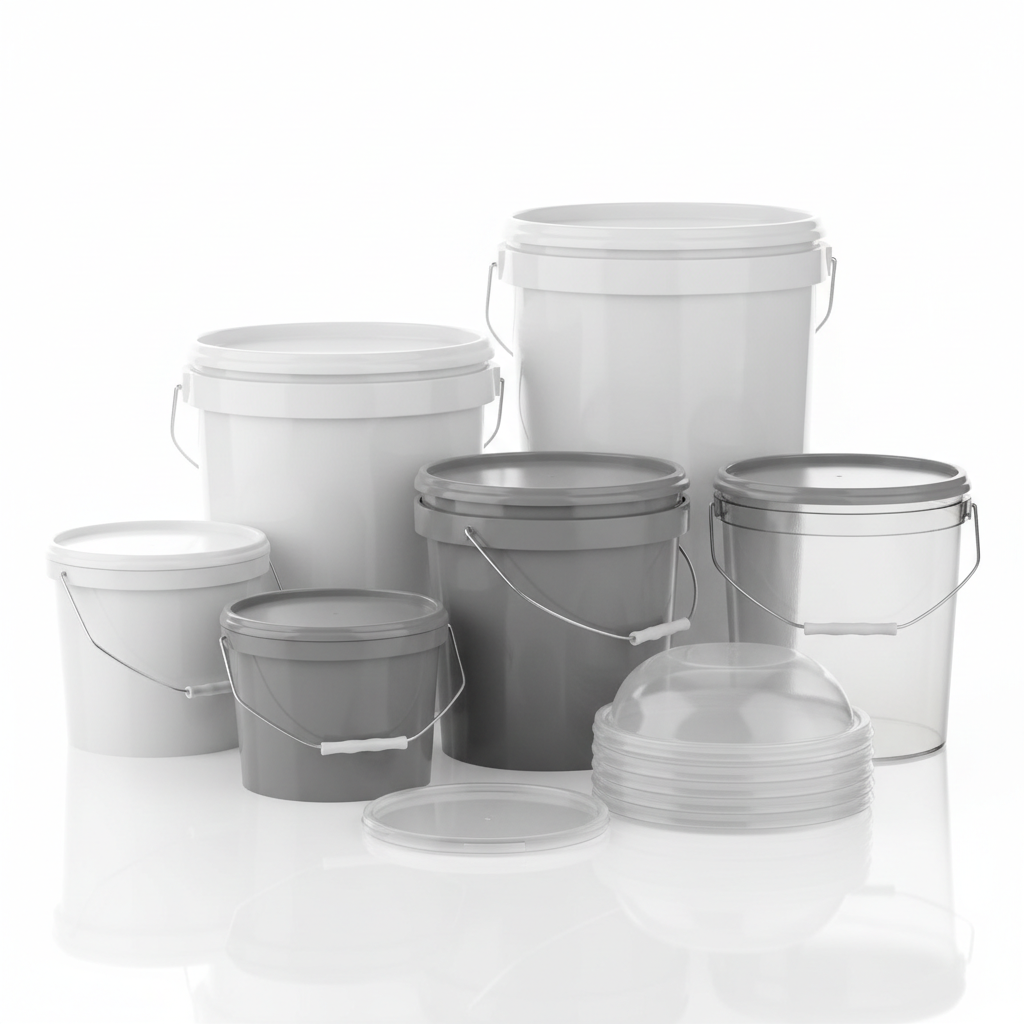 Buckets, Pails, Lids