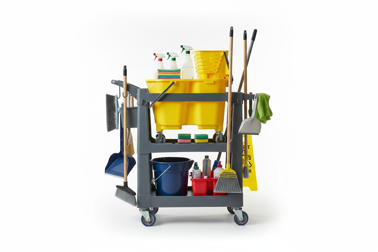 Janitorial Carts and Accessories