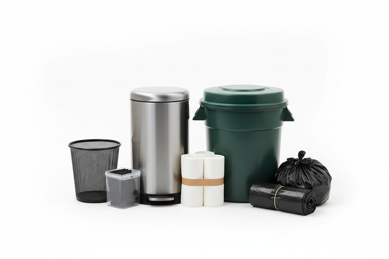 Trash Cans and Liners